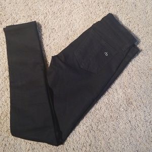 Rag & Bone Black Denim Skinny Jeans